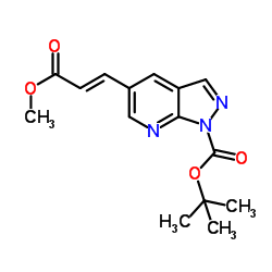 1H-pyrazolo[3,4-b]pyridine-5-carbonitrile Structure