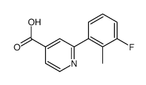 2-(3-fluoro-2-methylphenyl)pyridine-4-carboxylic acid Structure