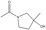 1-(3-Hydroxy-3-methyl-pyrrolidin-1-yl)-ethanone structure