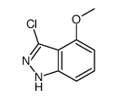 3-chloro-4-methoxy-2H-indazole Structure