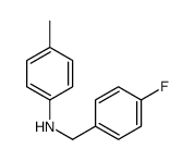 N-(4-Fluorobenzyl)-4-Methylaniline structure