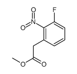 methyl 2-(3-fluoro-2-nitrophenyl)acetate Structure