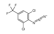 2-azido-1,3-dichloro-5-(trifluoromethyl)benzene结构式