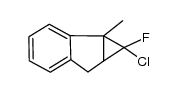 1-Fluoro-1-chloro-1,1a,6,6a-tetrahydro-1a-methylcycloprop[a]indene Structure