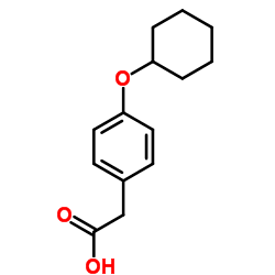 [4-(Cyclohexyloxy)phenyl]acetic acid结构式