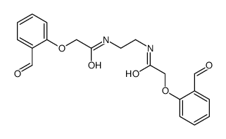 2-(2-formylphenoxy)-N-[2-[[2-(2-formylphenoxy)acetyl]amino]ethyl]acetamide Structure