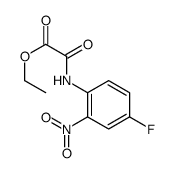 ethyl 2-(4-fluoro-2-nitroanilino)-2-oxoacetate Structure