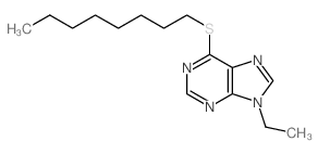 9H-Purine,9-ethyl-6-(octylthio)- picture