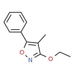 Isoxazole, 3-ethoxy-4-methyl-5-phenyl- (9CI) Structure