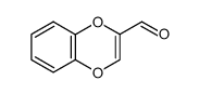 1,4-Benzodioxin-2-carbaldehyde Structure