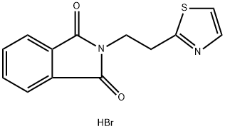 2-[2-(1,3-thiazol-2-yl)ethyl]-2,3-dihydro-1H-isoindole-1,3-dione hydrobromide Structure