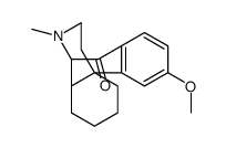 (-)-3-Methoxy-17-methyl-10-oxomorphinan Structure