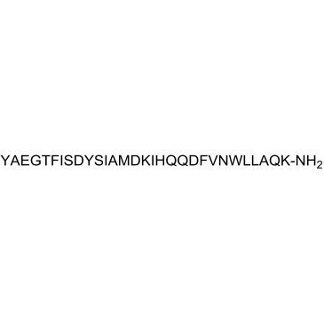 GIP (1-30) amide (Human) Structure