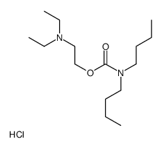 2-(dibutylcarbamoyloxy)ethyl-diethylazanium,chloride结构式