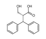 (R)-2-(hydroxymethyl)-3,3-diphenylpropanoic acid Structure