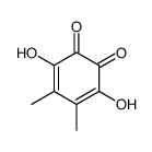 3,6-dihydroxy-4,5-dimethylcyclohexa-3,5-diene-1,2-dione Structure