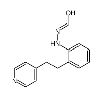 N-[2-(2-pyridin-4-ylethyl)anilino]formamide结构式