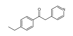 1-(4-ethylphenyl)-2-pyridin-4-ylethanone结构式