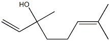 ()-3,7-dimethyl-1,6-octadien-3-ol structure