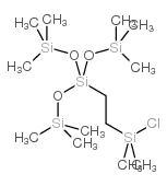 [tris(trimethylsiloxy)silylethyl]dimethylchlorosilane结构式