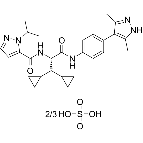 IL-17 modulator 4 sulfate structure