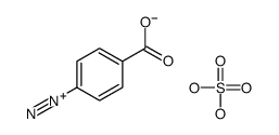 4-carboxybenzenediazonium,hydrogen sulfate Structure