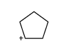 cyclopentyl cation Structure