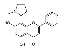 黄酮榕碱结构式