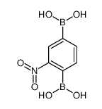 1,4-Bis(dihydroxyboryl)-2-nitrobenzene structure