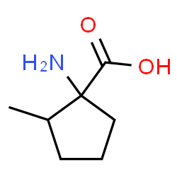 Cyclopentanecarboxylic acid, 1-amino-2-methyl-, (1S,2R)- (9CI) Structure