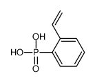 (2-ethenylphenyl)phosphonic acid Structure