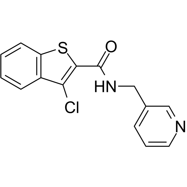 3-chloro-N-(pyridin-3-ylmethyl)-1-benzothiophene-2-carboxamide图片