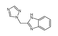 (9ci)-2-(1H-1,2,4-噻唑-1-甲基)-1H-苯并咪唑结构式