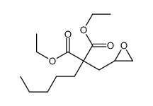 diethyl 2-(oxiran-2-ylmethyl)-2-pentylpropanedioate Structure