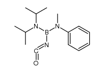 di-i-propylamino-methylphenylaminoisocyanatoborane结构式