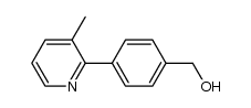 [4-(3-methyl-2-pyridinyl)phenyl]methanol结构式