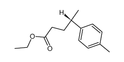 (+)-(S)-4-p-Tolyl-pentansaeure-ethylester Structure