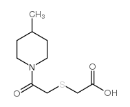 [2-(4-Methyl-piperidin-1-yl)-2-oxo-ethylsulfanyl]-acetic acid图片