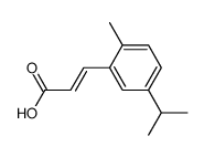 1-Methyl-4-isopropyl-zimtsaeure-(2) Structure