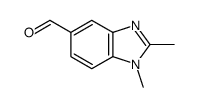 1,2-DIMETHYL-1H-BENZO[D]IMIDAZOLE-5-CARBALDEHYDE Structure