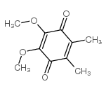 2,3-DIMETHOXY-5,6-DIMETHYL-P-BENZOQUINONE Structure