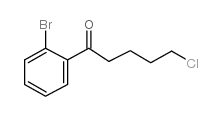 1-(2-bromophenyl)-5-chloropentan-1-one结构式