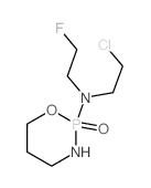 N-(2-chloroethyl)-N-(2-fluoroethyl)-2-oxo-1-oxa-3-aza-2$l^C7H15ClFN2O2P-phosphacyclohexan-2-amine Structure