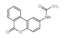 Acetamide,N-(6-oxo-6H-dibenzo[b,d]pyran-2-yl)- structure