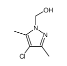 (4-chloro-3,5-dimethylpyrazol-1-yl)methanol结构式