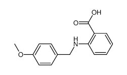 2-(4-methoxybenzylamino)benzoic acid Structure