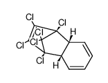 1,2,3,4,9,9-hexachloro-1α,4α,4aα,8aα-tetrahydro-1,4-methanonaphthalene Structure