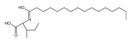 (2S,3S)-2-(hexadecanoylamino)-3-methylpentanoic acid structure