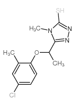 5-[1-(4-氯-2-甲基苯氧基)乙基]-4-甲基-4H-1,2,4-噻唑-3-硫醇图片