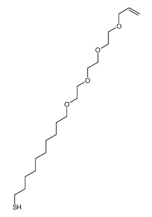 10-[2-[2-(2-prop-2-enoxyethoxy)ethoxy]ethoxy]decane-1-thiol结构式